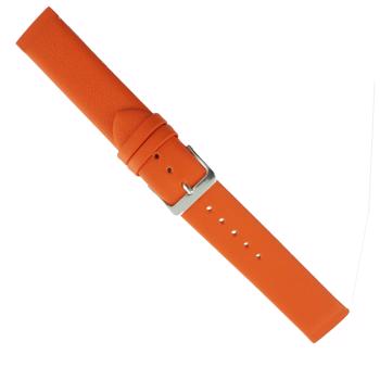 Lyse Orange kalveskinds urrem uden stikninger til at skrue på (Skagen & Bering) i bredder fra 16-22 mm, 190 mm i længden og med flere spænde farver